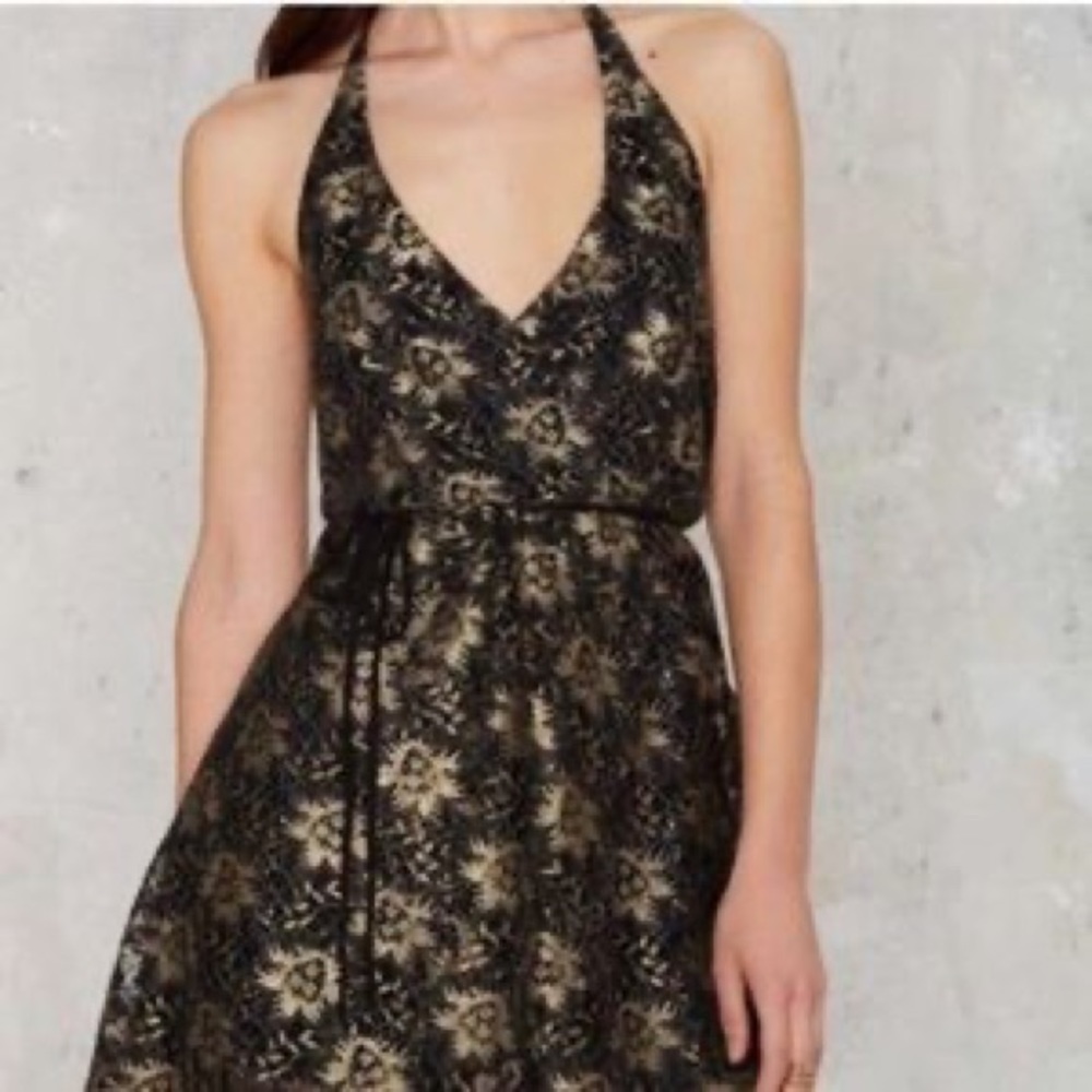 Nasty gal halter dress